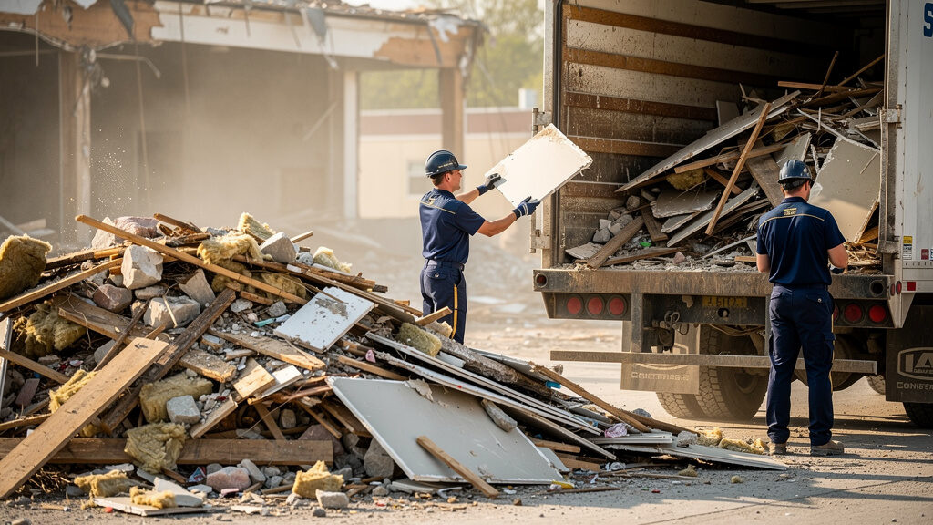 Basement cleanout in Longmont, CO