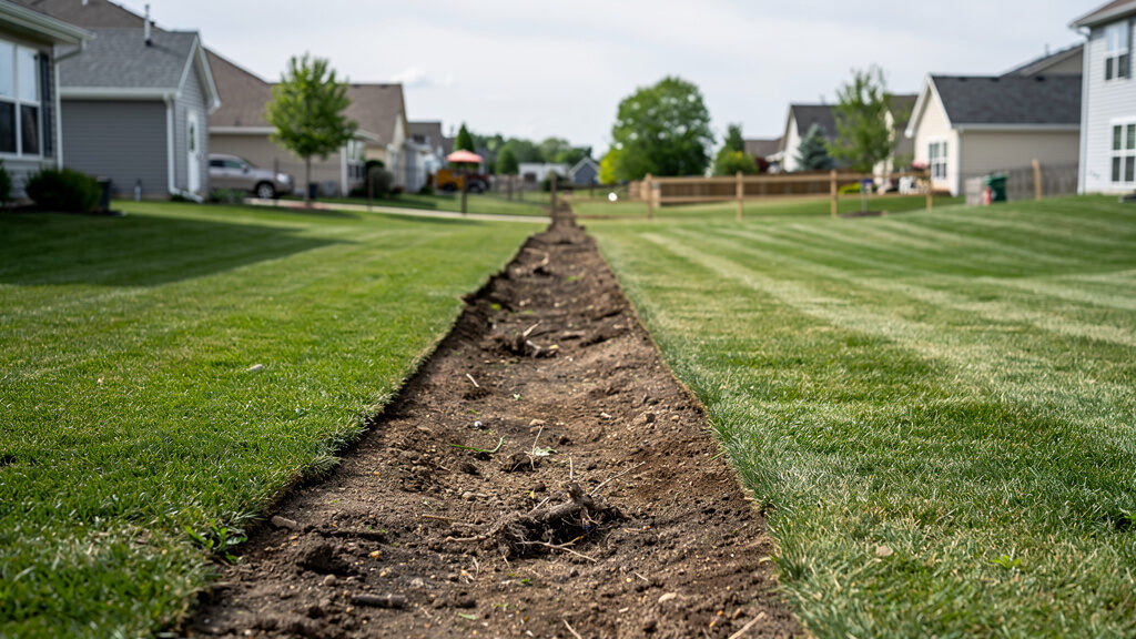 Yard cleanup and site restoration