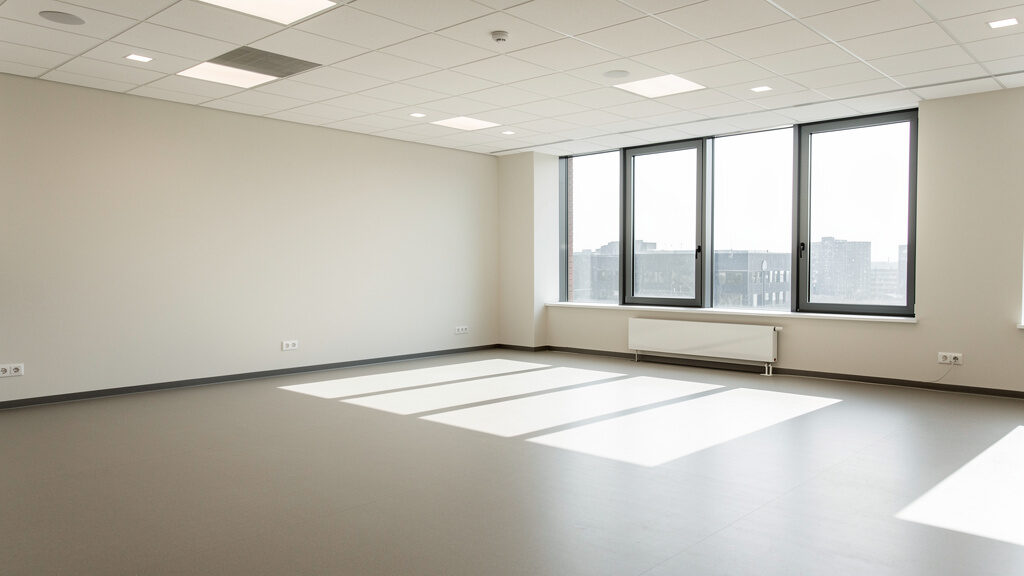 Office furniture removal crew loading a desk and filing cabinet in Greeley