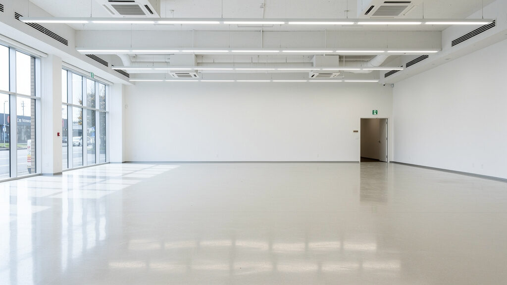Retail display fixtures being loaded into removal truck in Greeley